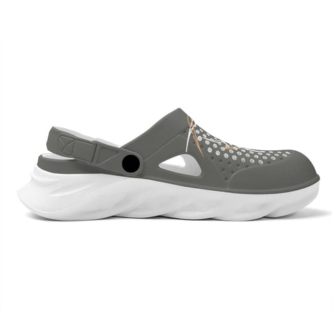 Mr.Shit Mens Clogs - Gold and White Pin Stripe 2 Shoes & Footwear 41 $