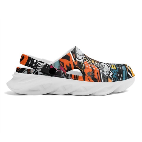 Mr.Shit Mens Clogs - Graffiti Shoes & Footwear 41 $