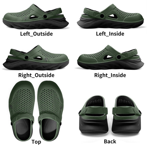 Mr.Shit Mens Clogs - Green Shoes & Footwear 41 $