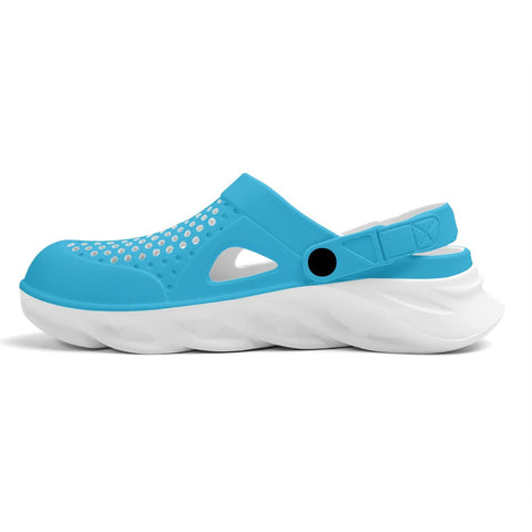 Mr.Shit Mens Clogs - Light Blue Shoes & Footwear 41 $