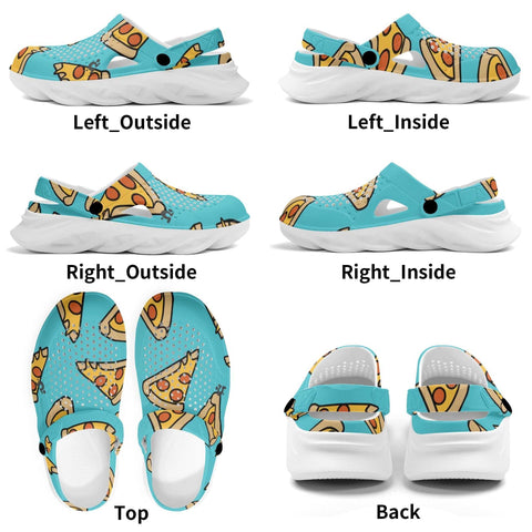 Mr.Shit Mens Clogs - Pizza Shoes & Footwear 41 $