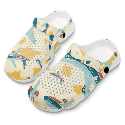 Mr.Shit Mens Clogs - Planes Shoes & Footwear 41 $