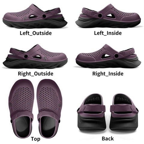 Mr.Shit Mens Clogs - Purple Shoes & Footwear 41 $