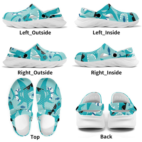 Mr.Shit Mens Clogs - Sharks Shoes & Footwear 41 $