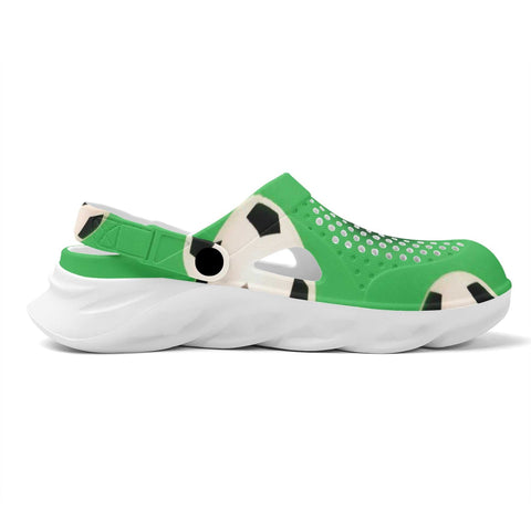 Mr.Shit Mens Clogs - Soccer Balls Shoes & Footwear 41 $