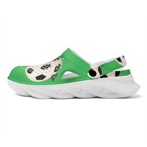 Mr.Shit Mens Clogs - Soccer Balls Shoes & Footwear 41 $