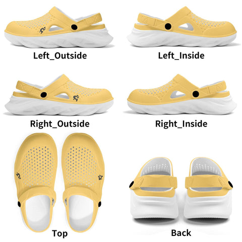 Mr.Shit Mens Clogs - Yellow Shoes & Footwear 41 $