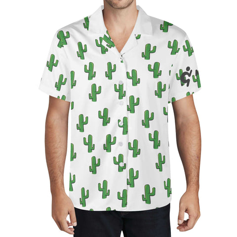 Mr.Shit Mens Hawaiian Shirt - Cactus Men's Hawaiian Casual Shirts 42 $