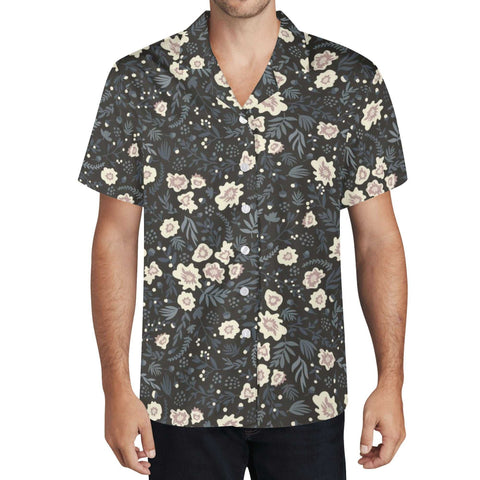 Mr.Shit Mens Hawaiian Shirt - Floral Men's Hawaiian Casual Shirts 42 $