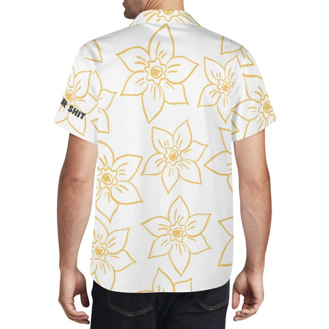 Mr.Shit Mens Hawaiian Shirt - Floral 4 Men's Hawaiian Casual Shirts 42 $