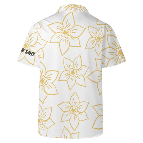 Mr.Shit Mens Hawaiian Shirt - Floral 4 Men's Hawaiian Casual Shirts 42 $