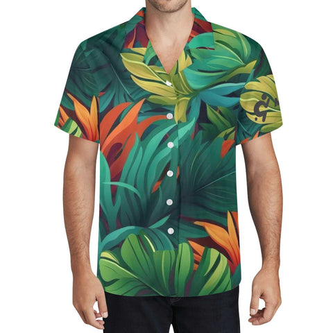 Mr.Shit Mens Hawaiian Shirt - Tropical 14 Men's Hawaiian Casual Shirts 42 $