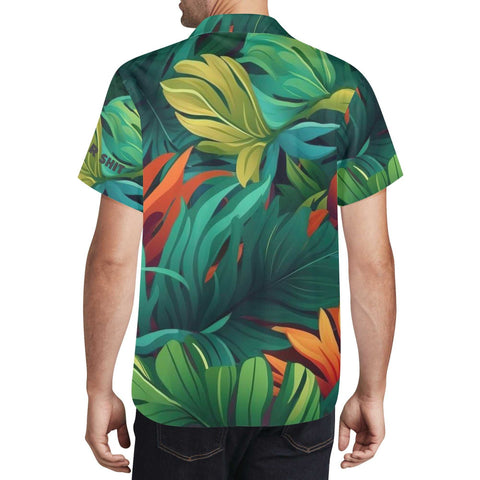 Mr.Shit Mens Hawaiian Shirt - Tropical 14 Men's Hawaiian Casual Shirts 42 $