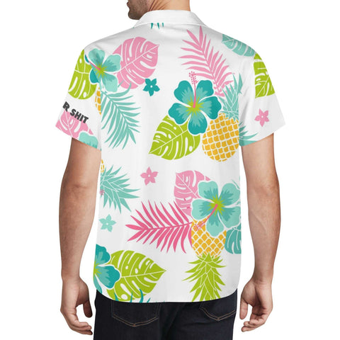 Mr.Shit Mens Hawaiian Shirt - Tropical Men's Hawaiian Casual Shirts 42 $
