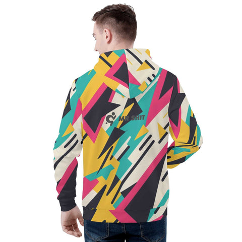 Mr.Shit Mens Hoodie - 90s Pattern 4 Men's Hoodies 39 $
