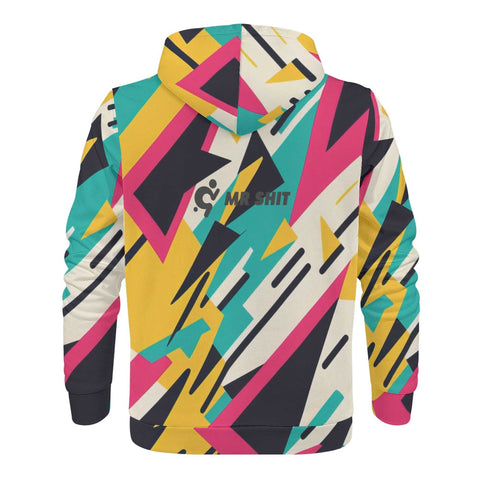 Mr.Shit Mens Hoodie - 90s Pattern 4 Men's Hoodies 39 $