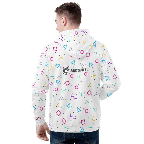 Mr.Shit Mens Hoodie - 90s Pattern Men's Hoodies 39 $