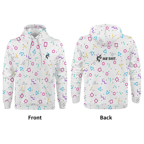 Mr.Shit Mens Hoodie - 90s Pattern Men's Hoodies 39 $