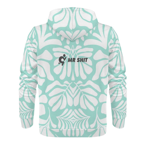 Mr.Shit Mens Hoodie - Blue Pattern 2 Men's Hoodies 39 $