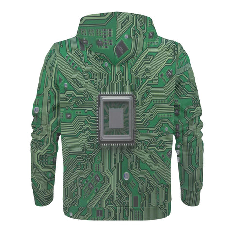 Mr.Shit Mens Hoodie - Computer Circuit Men's Hoodies 39 $