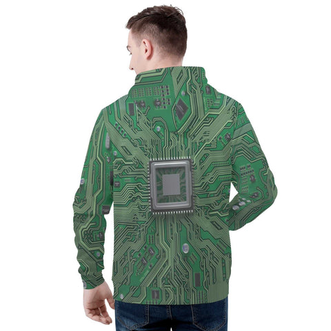 Mr.Shit Mens Hoodie - Computer Circuit Men's Hoodies 39 $
