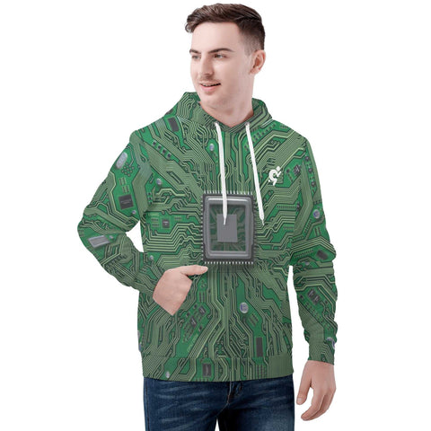 Mr.Shit Mens Hoodie - Computer Circuit Men's Hoodies 39 $