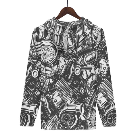 Mr.Shit Mens Hoodie - Engine Parts Men's Hoodies 39 $