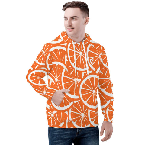 Mr.Shit Mens Hoodie - Orange Slice Men's Hoodies 39 $