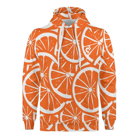 Mens Hoodie - Orange Slice - Mr.Shit