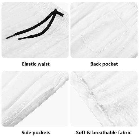 Mr.Shit Mens Lightweight Beach Shorts - Black Men's Shorts 38 $