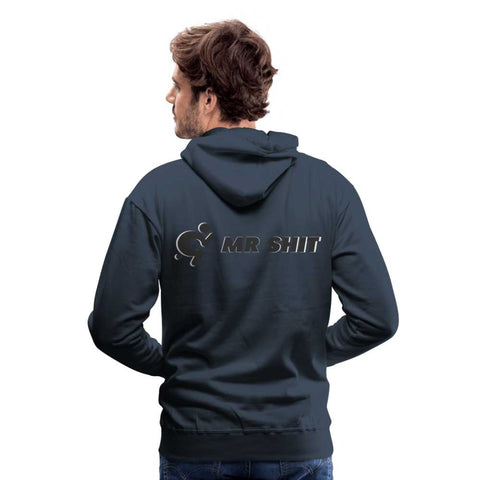 Mr.Shit Men’s Premium Hoodie - Black Logo - Logo on Back Men's Hoodies 75 $