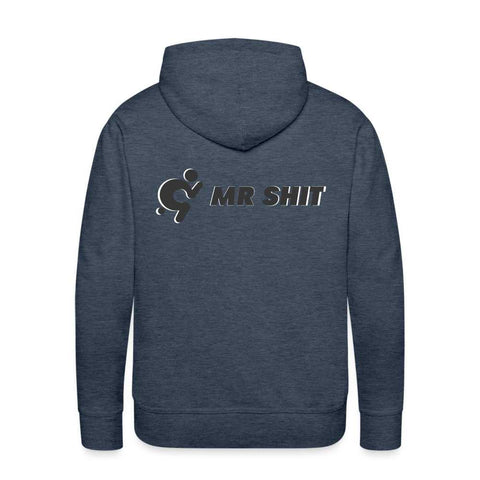 Mr.Shit Men’s Premium Hoodie - Black Logo - Logo on Back Men's Hoodies 75 $
