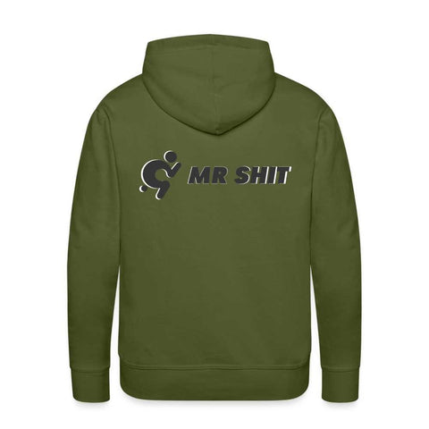 Mr.Shit Men’s Premium Hoodie - Black Logo - Logo on Back Men's Hoodies 75 $