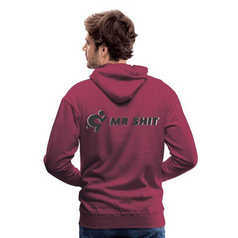 Mr.Shit Men’s Premium Hoodie - Black Logo - Logo on Back Men's Hoodies 75 $