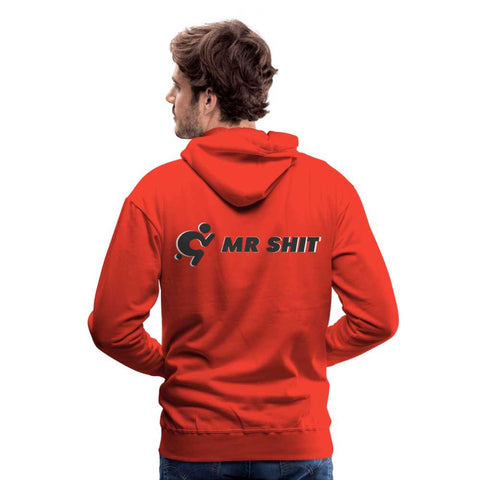 Mr.Shit Men’s Premium Hoodie - Black Logo - Logo on Back Men's Hoodies 75 $