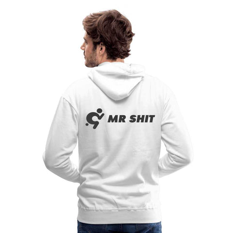 Mr.Shit Men’s Premium Hoodie - Black Logo - Logo on Back Men's Hoodies 75 $