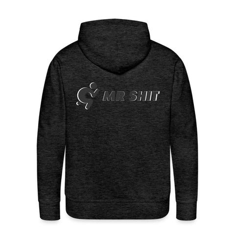 Mr.Shit Men’s Premium Hoodie - Black Logo - Logo on Back Men's Hoodies 75 $