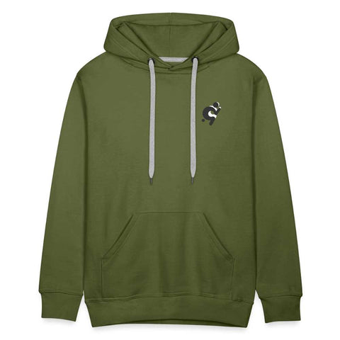 Mr.Shit Men’s Premium Hoodie - Black Logo - Logo on Back Men's Hoodies 75 $