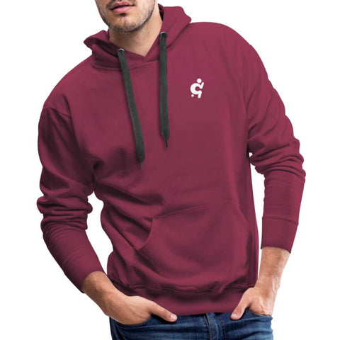 Mr.Shit Men’s Premium Hoodie - White Logo on Colour - Logo on Back Men's Hoodies 75 $