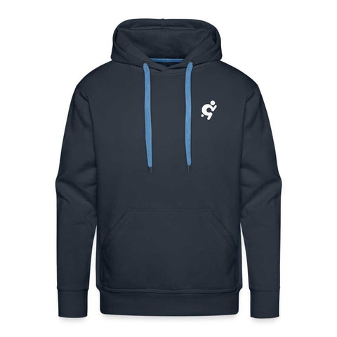 Mr.Shit Men’s Premium Hoodie - White Logo on Colour - Logo on Back Men's Hoodies 75 $