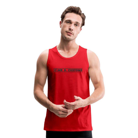 Mr.Shit Men’s Premium Tank Mr S - Men's Tank Tops 50 $