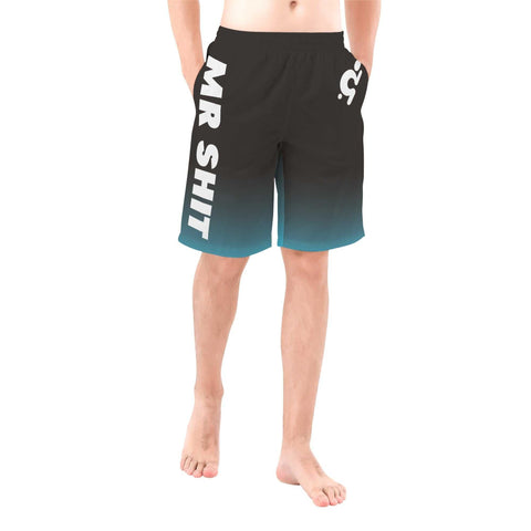 Mr.Shit Mens Shorts - Light Blue V1 Men's Shorts 38 $