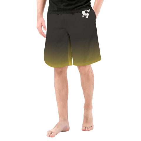 Mr.Shit Mens Shorts - Yellow V2 Men's Shorts 38 $