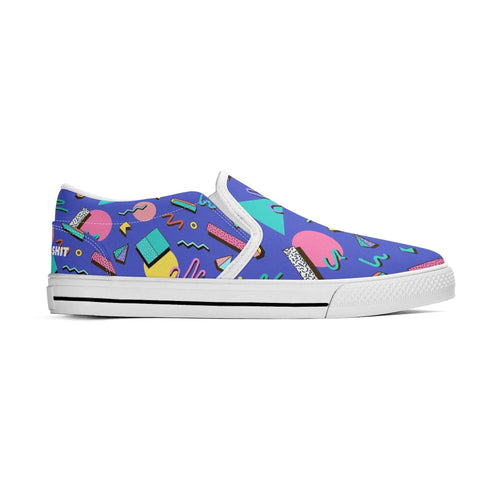 Mr.Shit Mens Slip On Shoes - 90s Pattern Shoes & Footwear 69 $