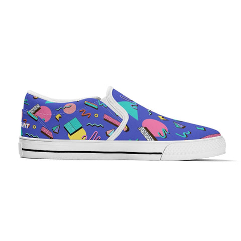 Mr.Shit Mens Slip On Shoes - 90s Pattern Shoes & Footwear 69 $