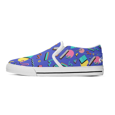 Mr.Shit Mens Slip On Shoes - 90s Pattern Shoes & Footwear 69 $