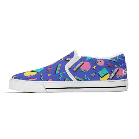 Mr.Shit Mens Slip On Shoes - 90s Pattern Shoes & Footwear 69 $
