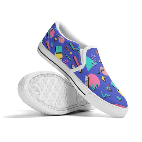 Mr.Shit Mens Slip On Shoes - 90s Pattern Shoes & Footwear 69 $