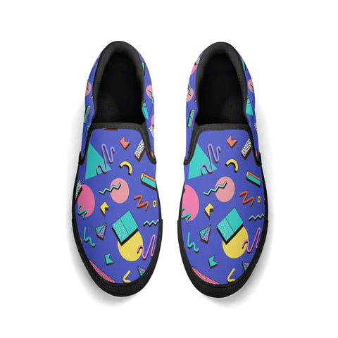 Mr.Shit Mens Slip On Shoes - 90s Pattern Shoes & Footwear 69 $