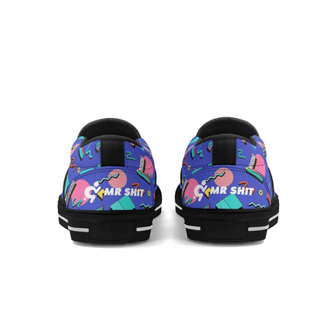 Mr.Shit Mens Slip On Shoes - 90s Pattern Shoes & Footwear 69 $